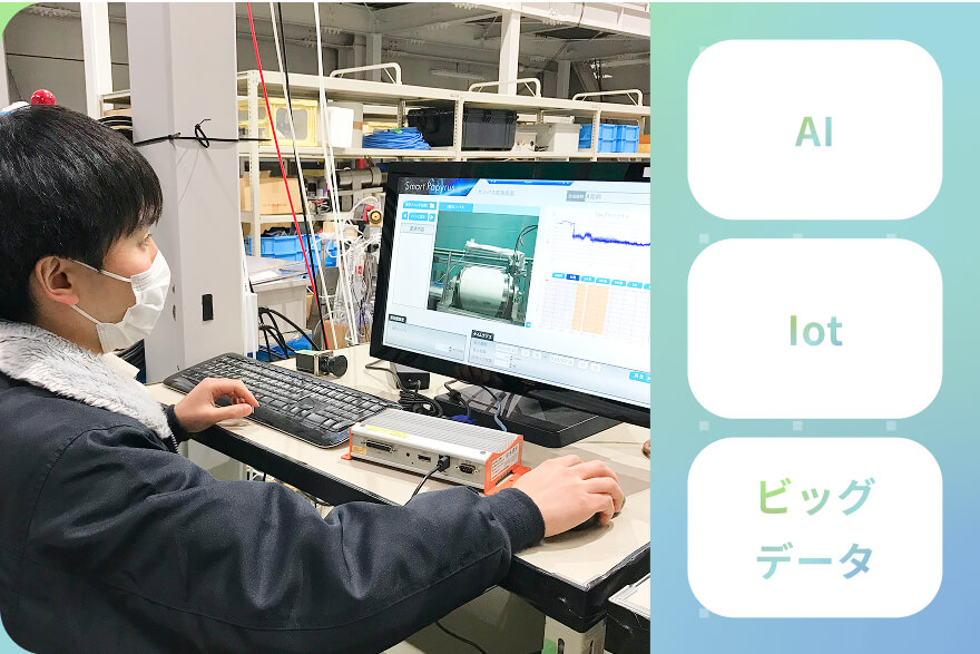 AI・IoT・ビッグデータを用いたシステム開発
